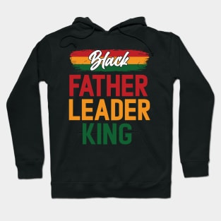 Black Father Leader King Pan African Colors Hoodie